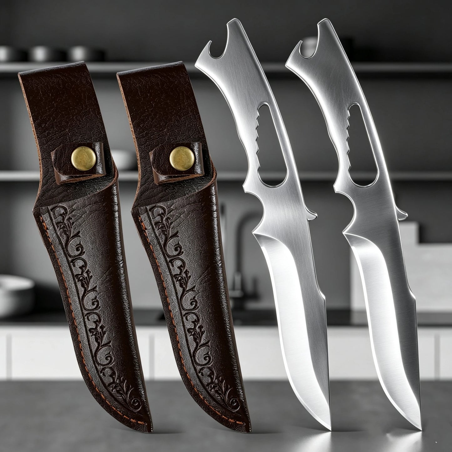2026 mirror-finish fruit knife, high hardness, bottle opener, steak knife, vegetable and fruit knife