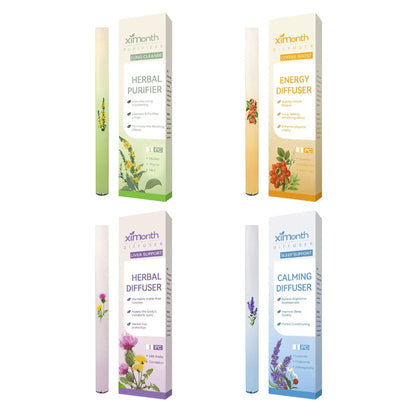Herbal Diffuser Lung Cleanse Detox Stick Menthol Refreshing Mind Enhance Breathing Aromatherapy Relaxing Body Improve Sleep Aid