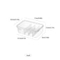 Transparent Data Cable Organizer Case Classification Dustproof Card Organizer Lid Clutter Collection Box for Office Home New
