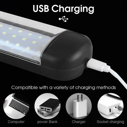 LED Handheld Flashlight Work Light USB Rechargeable Strong Light Lantern Torch Work Lamp with Magnet Hook Workshop Repair Lights