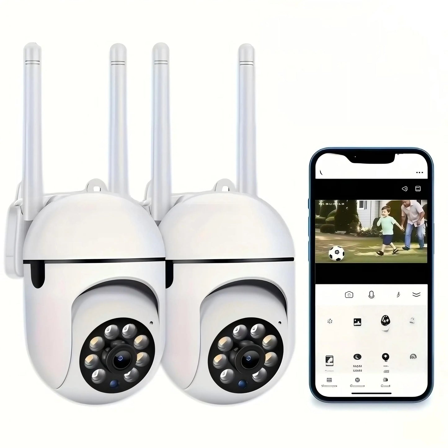v360 pro WiFI IP Smart Camera 8MP HD Color Night Vision Wireless Home Security Camera 2-Way Sound And Motion Push Notification