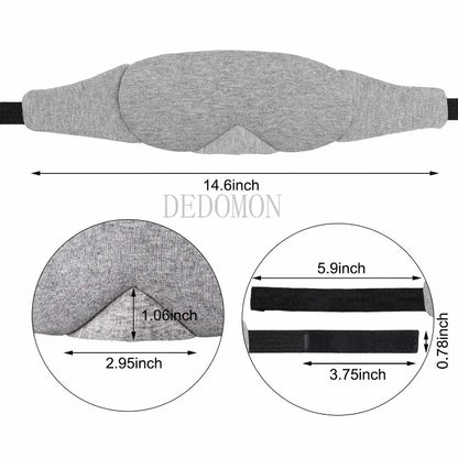 Cotton Eye Cover Eyeshade Travel Sleeping Eye Mask Relieve Fatigue Sleep Blindfold Office Soft Eyepatch Bandage For Fast Sleep