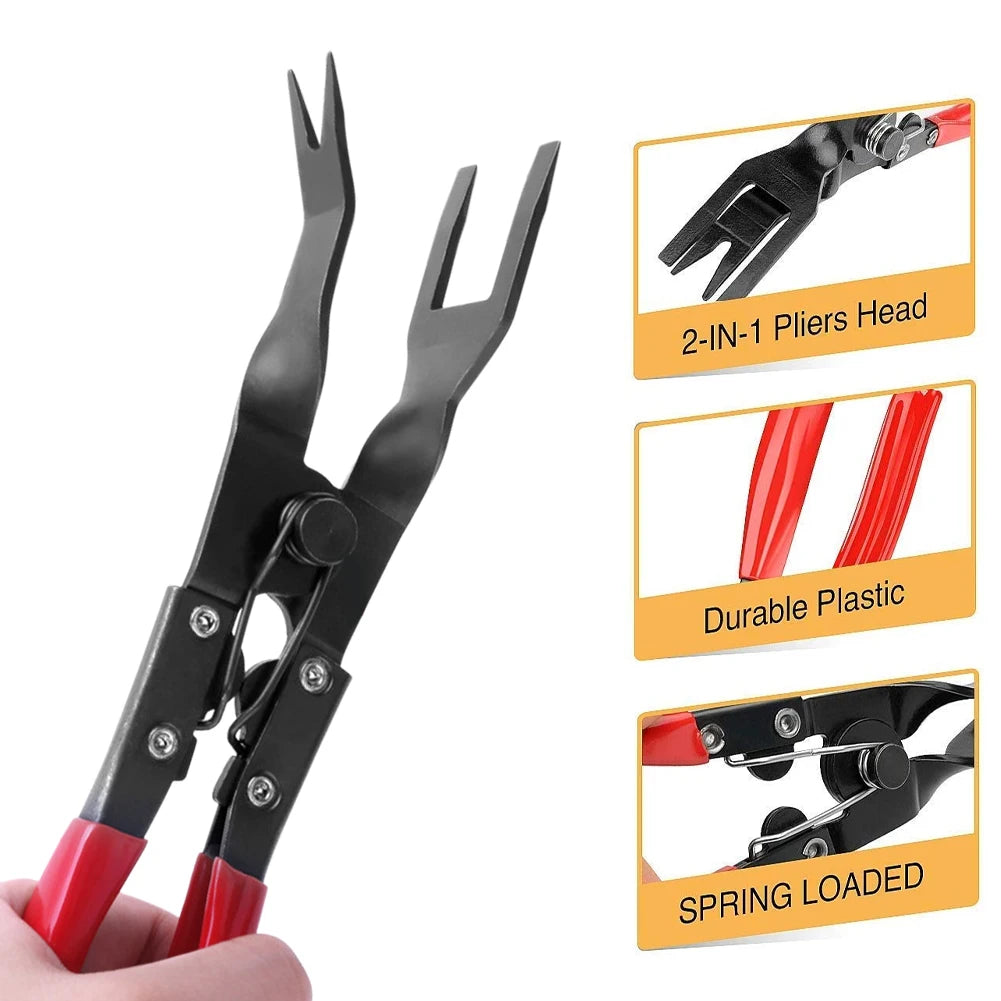 Car Headlight Repair Installation Tool Trim Clip Removal Pliers Van Door Panel Fascia Dash Upholstery Remover Tool