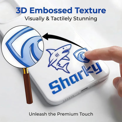 50pcs Custom Stickers Logo Personalized Sticker Wedding Labels 3D Transfer UV DTF Customized Waterproof Name DIY Gift Car Bottle