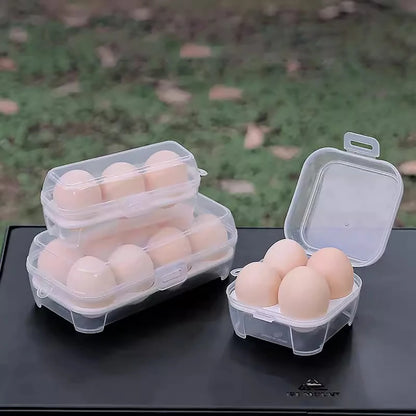 Outdoor Shockproof Egg Box Storage Box, Portable Camping Shatterproof Egg Tray, Home Plastic Protection Box, Travel Shatterproof