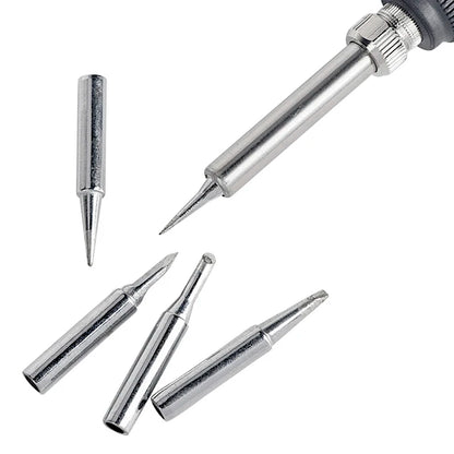 JCD Soldering Iron Tips black Pure Copper Soldering Tip 5pcs/set 900M-T Lead-free Welding Solder Rework Tools Accessories