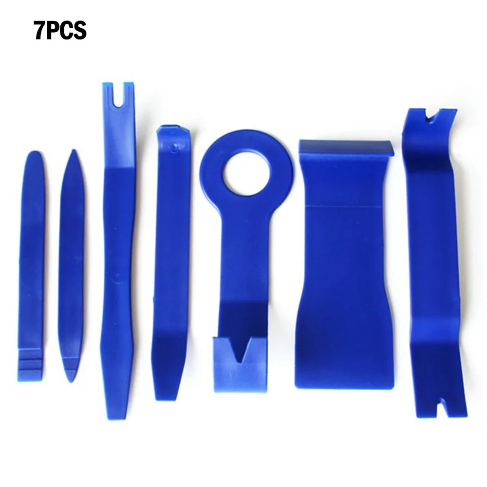7/8/11/12Pcs Car Door Clip Car Disassembly Tools Set DVD Stereo Refit Kits Interior Plastic Trim Panel Dashboard Removal Tools