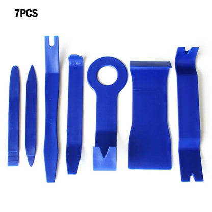 7/8/11/12Pcs Car Door Clip Car Disassembly Tools Set DVD Stereo Refit Kits Interior Plastic Trim Panel Dashboard Removal Tools