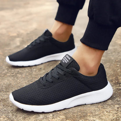Original Men Running Walking Mesh Shoes Fashion Casual Sneakers Outdoor Breathable Athletic Gym Lightweight Men Tennis Footwear