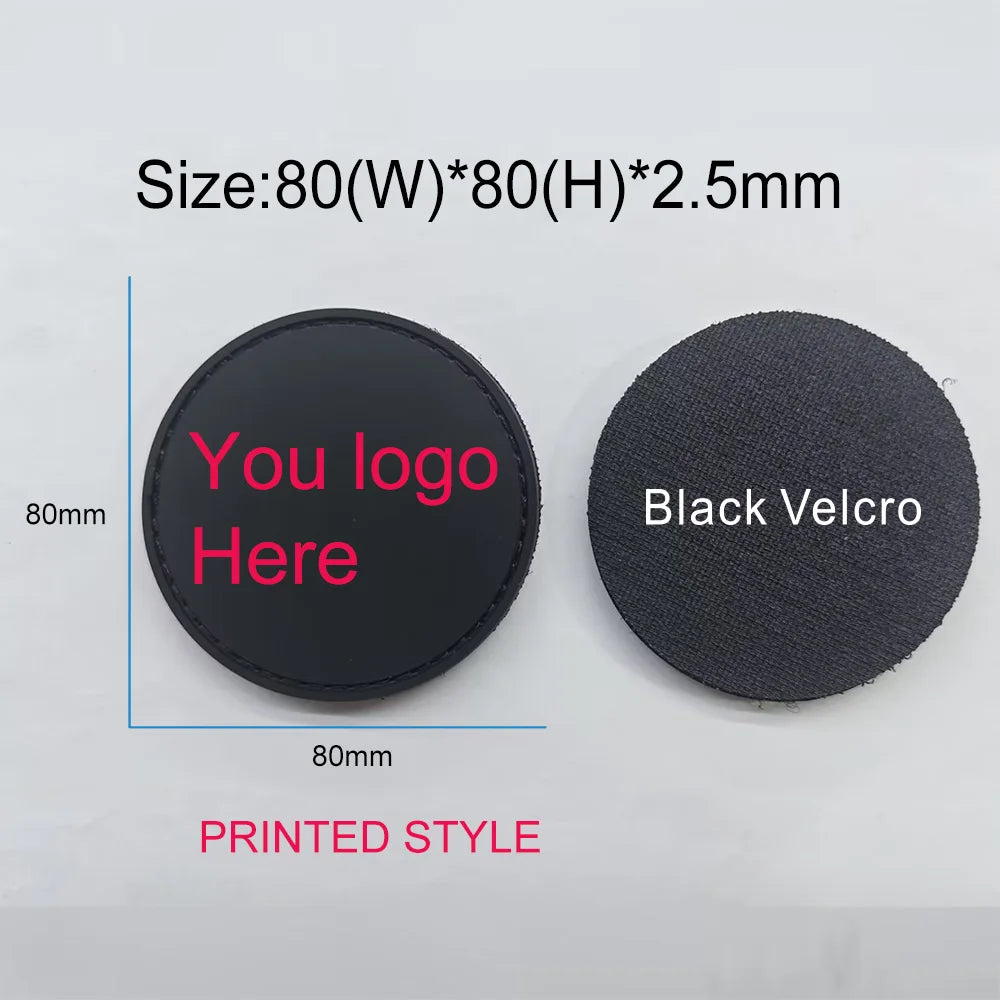 Custom Embossed Iron on Soft Rubber PVC Garment Label Rubber Patch Clothing Clothes Rubber Logo 3D Silicone PVC Logo