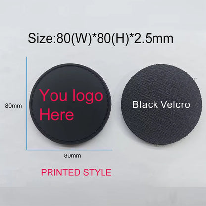 Custom Embossed Iron on Soft Rubber PVC Garment Label Rubber Patch Clothing Clothes Rubber Logo 3D Silicone PVC Logo