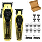 Kemei KM-1698 Men's Hair Clipper 9000RPM 10W High Power Full Metal DLC Blade LED Display Professional Hair Cutting Hair Trimmer