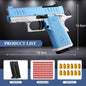 2011 G17 Shell Ejecting Blowback Pistol Continuous Shooting Outdoor Game Toy Gun for Kids Adults Birthday Gift