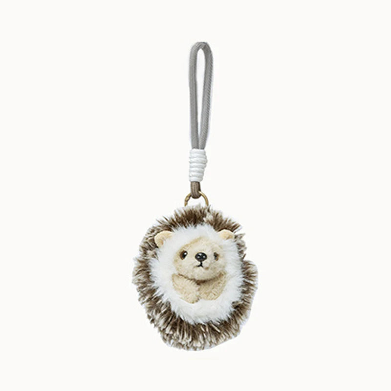 10/20/25cm Cute Hedgehog Plush Doll Soft Hedgehog Huggable Pillow Lifelike Hedgehog Pendant Doll Lovely Desktop Pet Bag Decor