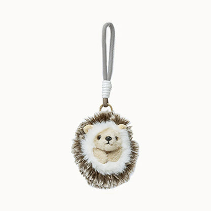 10/20/25cm Cute Hedgehog Plush Doll Soft Hedgehog Huggable Pillow Lifelike Hedgehog Pendant Doll Lovely Desktop Pet Bag Decor