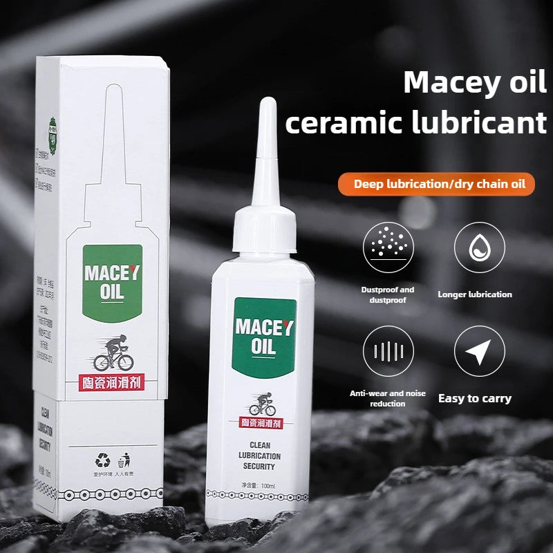 100ml MACEY Ceramic Dry Chain Oil Rower Górski Szosowy Smar Środek Konserwujący Akcesoria Rowerowe