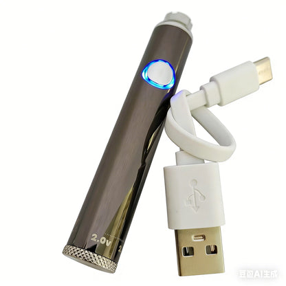1pcs 510 Thread DIY Battery twist, Cookies Electric Soldering Iron, 14mm 500mah Thread Welding Heating Tool Pen