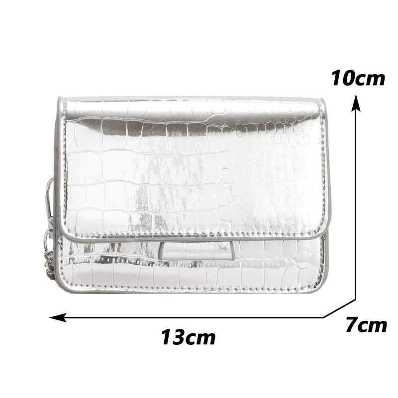 This Year's Popular Super Popular Small Bag 2024 Summer Popular Versatile Chain Messenger Bag Fashion Mini Square Sling Bag