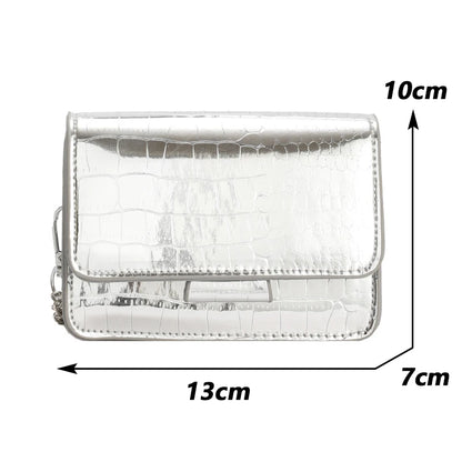 This Year's Popular Super Popular Small Bag 2024 Summer Popular Versatile Chain Messenger Bag Fashion Mini Square Sling Bag