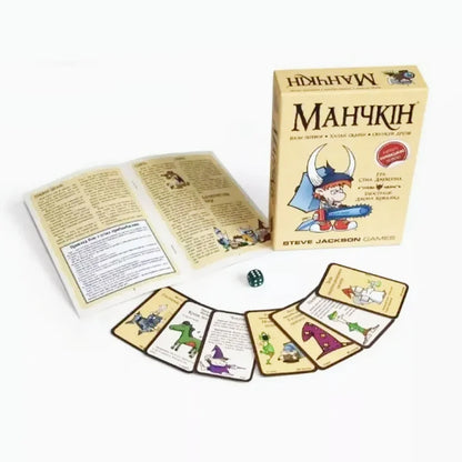 Board game in Russian "manchkin: My Monster • hayou treasure"-card game, fun party game, great for