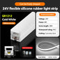 LED flexible silicone light strip embedded 24V waterproof tubing linear lamp concealed installation flexible soft light strip