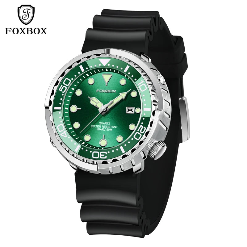 2024 Casual Men Watches for Men Top Brand Luxury Silicone Sport Watch Men Quartz Date Clock Waterproof Wristwatch Chronograph