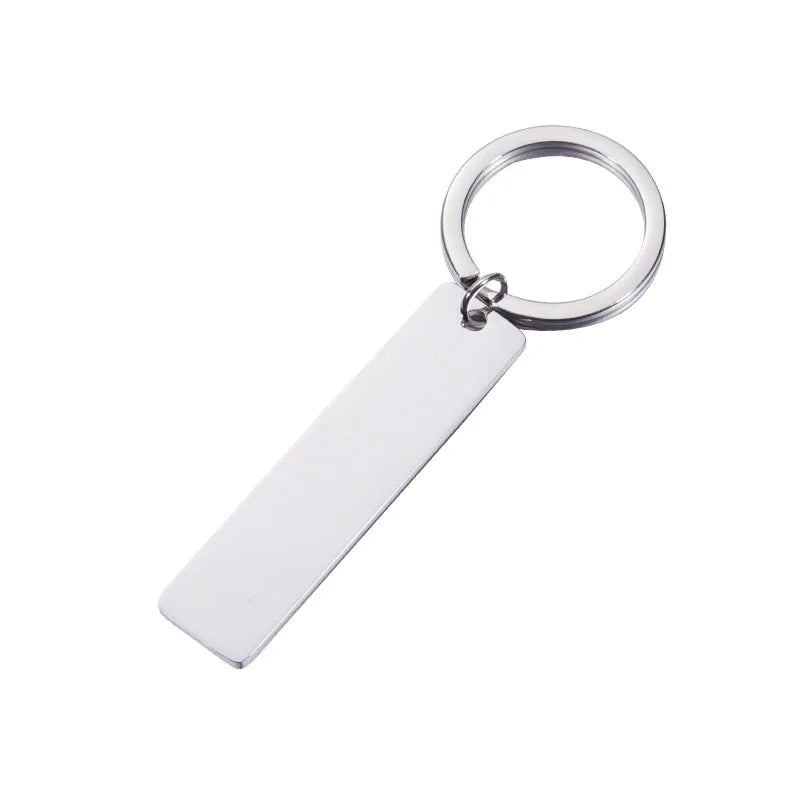 Custom Keychain Engraved with Name & Date, My Love My Life My Friend Message, Personalized Gift Key Ring for Couples, Men, Women