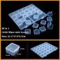 Transparent Plastic Box Screw Compartment Box Jewelry Earring Display Case Container Clear Terminal Organizer Tool Storage boxes