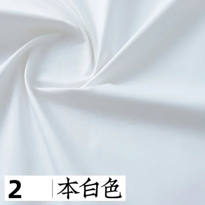 145x50cm Solid Color Pure Cotton Poplin Clothing Fabric DIY Handmade Clothes for Girls, Plain Color Antique Skirt Cotton Cloth