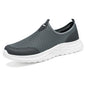 Men's Summer New Mesh Breathable Anti-Odor Slip-On Casual Shoes Lightweight Comfort Dad Walking Flats Soft Sole Outdoor Loafers