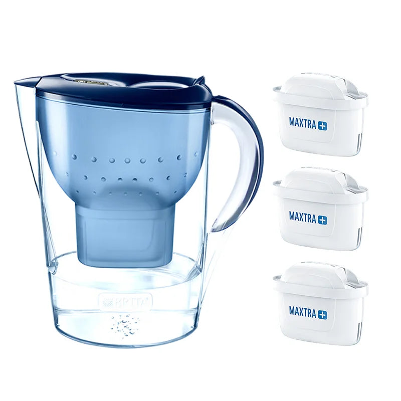 BRITA Oczyszczacz wody 3.5L Domowy dzbanek filtrujący wodę z wkładem filtrującym Dzbanek filtrujący wodę Seria Marella Ocean