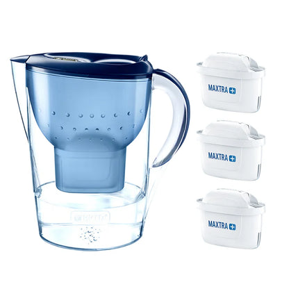 BRITA Oczyszczacz wody 3.5L Domowy dzbanek filtrujący wodę z wkładem filtrującym Dzbanek filtrujący wodę Seria Marella Ocean