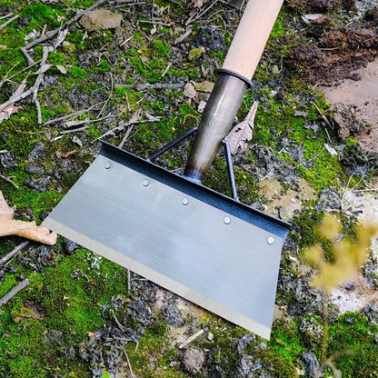 Durable Manganese Steel Multifunctional Shovel Moss Weeding Deicing Hand Tool Metal Spade for Farm Planting Yard Garden Cleaning
