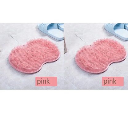 1-6Pcs Exfoliating Foot Brush And Back Scrubber Anti-Slip Suction Cup - Deep Cleansing And Exfoliating Tool For Body Dirt