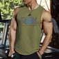 2026 Summer New Fashionable Printed Sleeveless T-shirt for Men's Sports Training Basketball Tank Top Loose Quick Drying