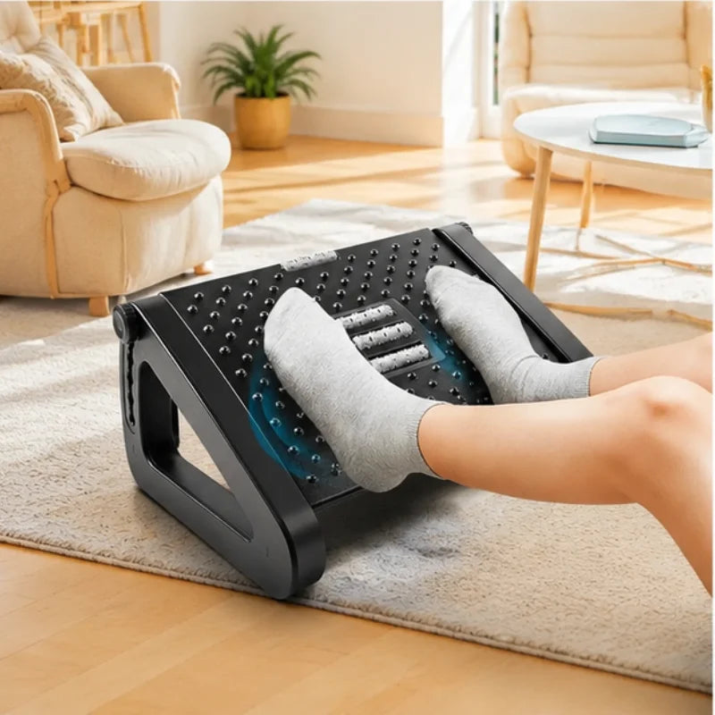 Ergonomic Adjustable Foot Rest for Under Desk, Portable Foot Stool for Office and Home, Comfortable Support for Desk Work