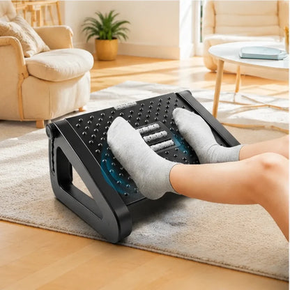 Ergonomic Adjustable Foot Rest for Under Desk, Portable Foot Stool for Office and Home, Comfortable Support for Desk Work