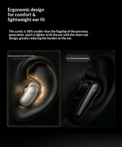 New Anker Liberty 5 Pro Max Noise-Canceling Earphones ANC Active Noise AI Personal Assistant Bluetooth Earphones Gifts