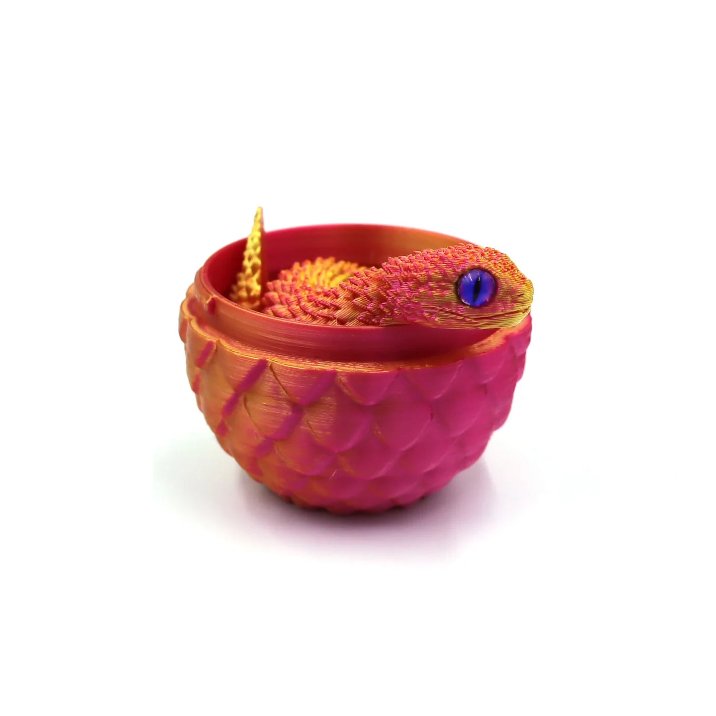 Hot 3D Printing Snake Eggs Home Decoration Creative Pressure-reducing Snake Molds Home Decor Items Moving Rotating Anime Figures