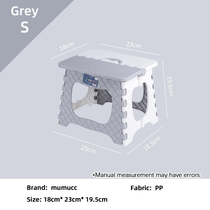 The Home Low Stool, Outdoor Small Stool,Foldable Stool, Suitable for Living Room, Kitchen, and Bathroom, Portable Travel Stool