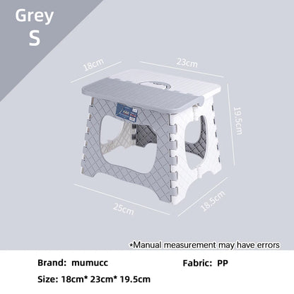 The Home Low Stool, Outdoor Small Stool,Foldable Stool, Suitable for Living Room, Kitchen, and Bathroom, Portable Travel Stool