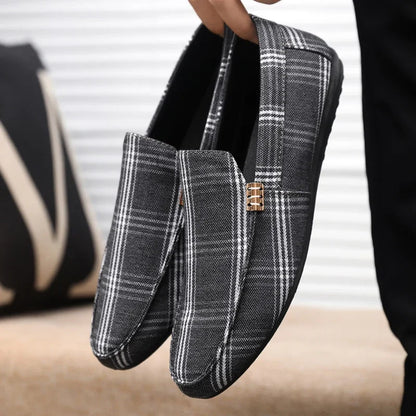 Classic Designer Loafers Men Flat Shoes Summer Breathable Slip-on Men's Casual Shoes Comfy Non-slip Driving Shoes Man Moccasins