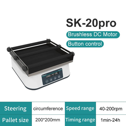 JOANLAB 110/220V Orbital Shaker Digital Display Linear Shaker Laboratory SK-20Pro