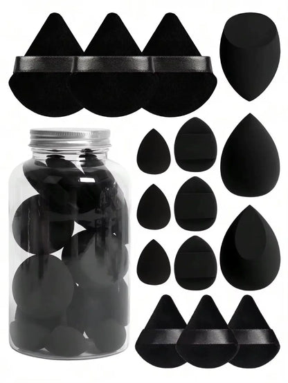 12/15Pcs Makeup Sponge Cosmetic Puff Foundation Sponges Blender Beauty Egg Powder Puffs Women Make Up Accessories Makeup Tools