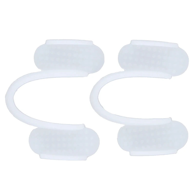 2pcs Anti-grinding Braces Bruxism Mouth Guard Splint Dental Sleep Aid Braces Teeth Retainer Sleeping Snoring Mouth Guard