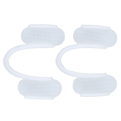2pcs Anti-grinding Braces Bruxism Mouth Guard Splint Dental Sleep Aid Braces Teeth Retainer Sleeping Snoring Mouth Guard
