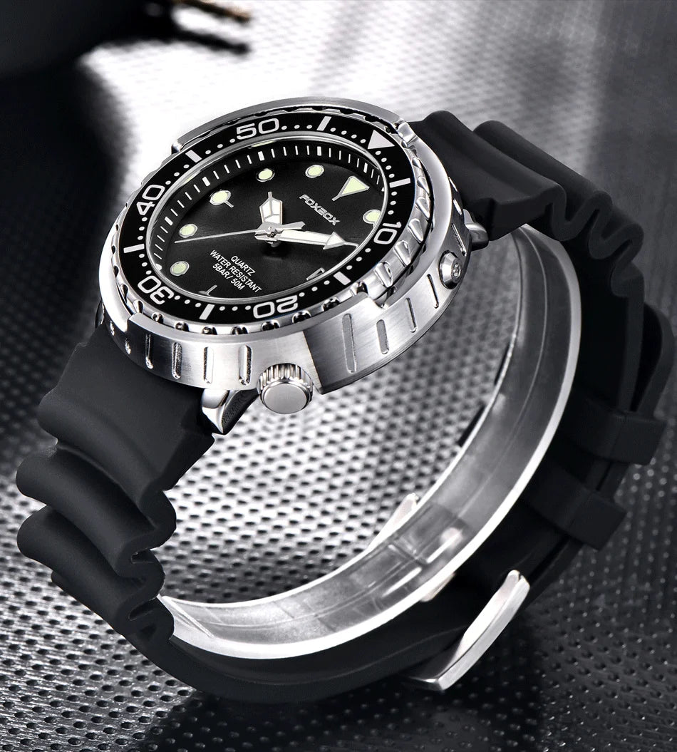 2024 Casual Men Watches for Men Top Brand Luxury Silicone Sport Watch Men Quartz Date Clock Waterproof Wristwatch Chronograph