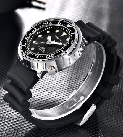 2024 Casual Men Watches for Men Top Brand Luxury Silicone Sport Watch Men Quartz Date Clock Waterproof Wristwatch Chronograph