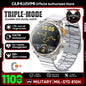 2026 New T-REX3 1100mAh Battery SmartWatch 10ATM Waterproof Compass Altitude HD Bluetooth call Sports Flashlight Smart Watch Men