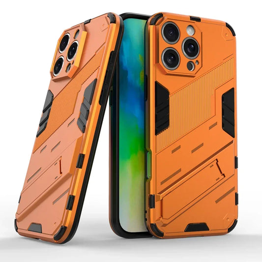 Armor Shockproof Protective Magnetic Holder Case For iPhone 17 Pro Max 16 15 14 12 13 11 Pro Max Plus 17Air 13 12 Mini Cover